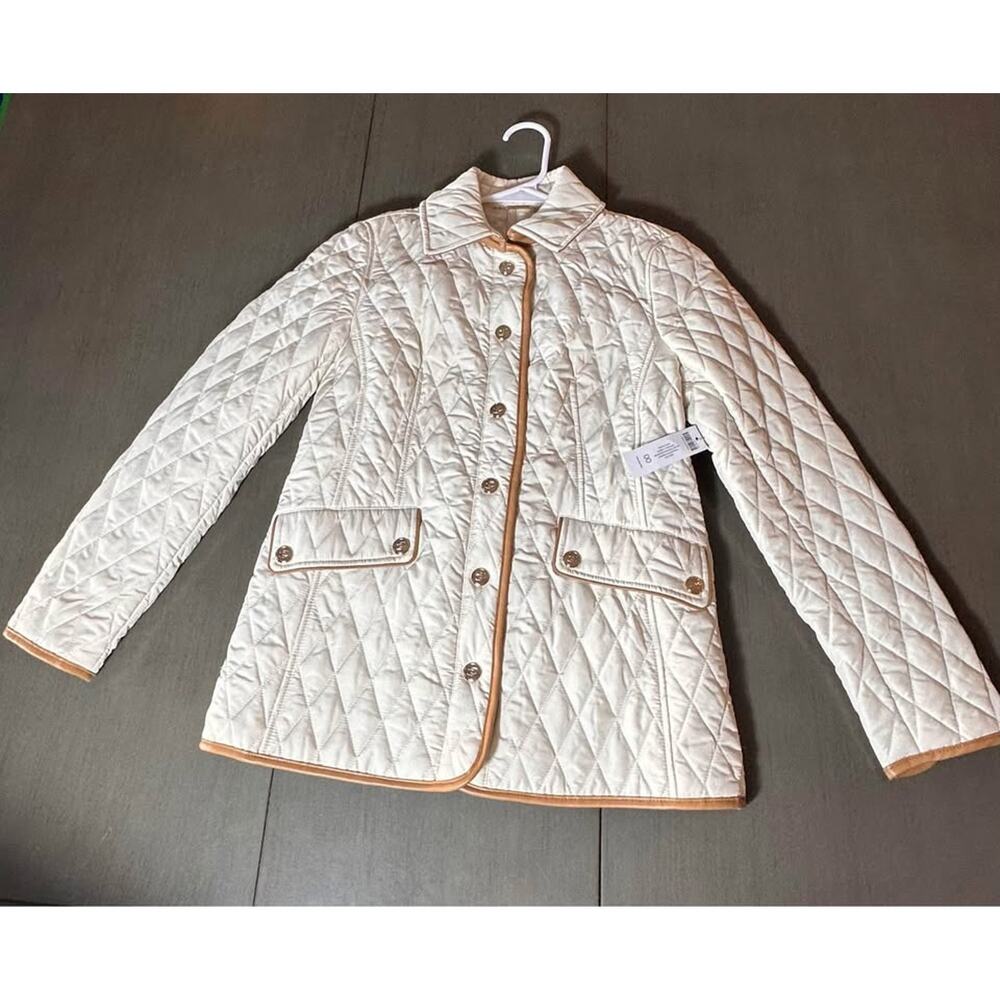 nwt: Chicos Quilted‎ Mid-Length Jacket